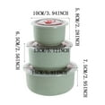 thumbnail image 3 of Wheat Bowl Set With Lid Airtight Bowl Food Storage Containers Microwave Oven Freezer And Dishwasher Easy To Clean 3 Dining Table Set for 4 round Kitchen Table Set for 4 under 150 round Table Place, 3 of 4