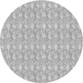 thumbnail image 1 of Ahgly Company Indoor Round Patterned Gunmetal Gray Area Rugs, 8' Round, 1 of 6