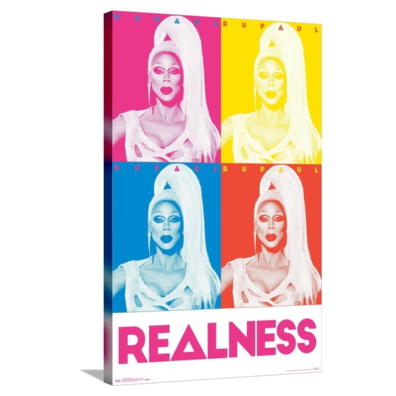 RuPaul - Realness Canvas Wall Poster, 22.375" x 34"