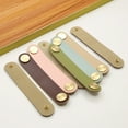 thumbnail image 3 of Joernso Soft Faux Leather Cabinet Handle Easy to Install Scratch-resistant Drawer Handle for Bookcase, 3 of 8