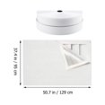 thumbnail image 2 of UPGRATOR Attic Fan Cover Aluminum 1 Set 50.79x37.4in, 2 of 6