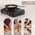 thumbnail image 3 of Dual Fuel Camping Stove, Butane & Propane Portable Burner with Electronic Ignition for Outdoor Cooking, 3 of 10