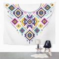 thumbnail image 2 of UFAEZU Colorful for Collar Blouses in Tribal Ethnic Aztec Geometric East Wall Art Hanging Tapestry Home Decor for Living Room Bedroom Dorm 51x60 inch, 2 of 2