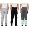 thumbnail image 4 of Hind Girls 3 Pack Fleece Joggers, Size 5-16, 4 of 4