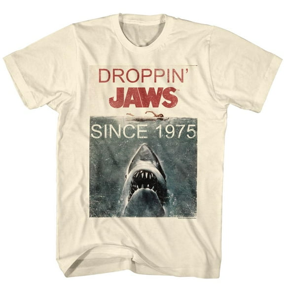 Jaws Movies Droppin Adult Short Sleeve T Shirt