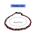 thumbnail image 4 of lanema Rope Necklace Braided Necklace Adjustable Necklace Soft Comfortable Necklace Woven Necklace for Fashionable Man, 4 of 21