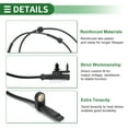 thumbnail image 3 of Unique Bargains ABS Wheel Speed Sensor ABS Sensor Anti-lock Braking System Sensor for Nissan 370Z 2009-2010 No.47910JK500 Front Left Right, 3 of 7