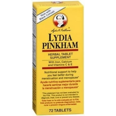 Lydia Pinkham Herbal Tablets To Feel Better During Menstruation And Menopause - 72 Ea