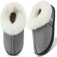 thumbnail image 3 of Ablanczoom Slippers for Women House Shoes Winter: Comfy Memory Foam No-slip Womens Loafer Slippers with Fuzzy Faux Fur Indoors Outdoors, 3 of 7