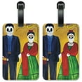 thumbnail image 1 of Frida & Diego - Luggage ID Tags / Suitcase Identification Cards - Set of 2, 1 of 5