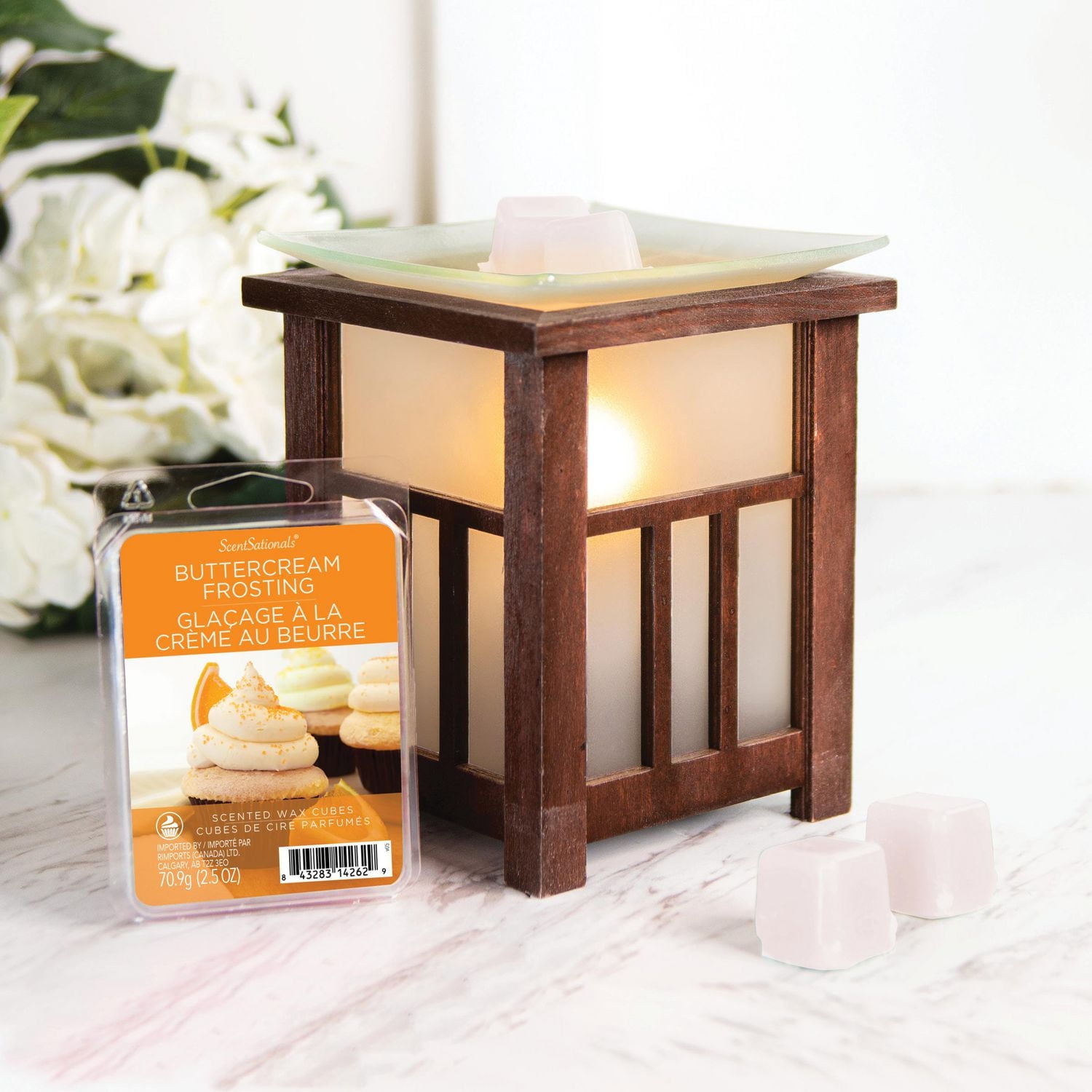 Cubes de cire parfumée ScentSationals - Glaçage à la crème au beurre 2,5 fois (70,9 g)