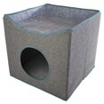 thumbnail image 1 of Cubo para gatos Animal Shelter Ware Manufacturing, gris, 38 x 38 x 38 cm, 1 of 2