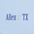 thumbnail image 2 of CafePress - Allen Texas Body Suit - Long Sleeve Cotton Baby Bodysuit, 2 of 4