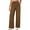59-Khaki, variant on TEMOFON Womens Wide Leg Palazzo Pants with Pockets High Waist Flowy Loose Trousers Adjustable Knot Casual Lounge Pants