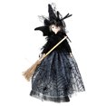 thumbnail image 2 of ColoMX Decoración de muñecas de bruja de Halloween Decoración de halloween Topper Witch Doll Desktop Decor, 2 of 8