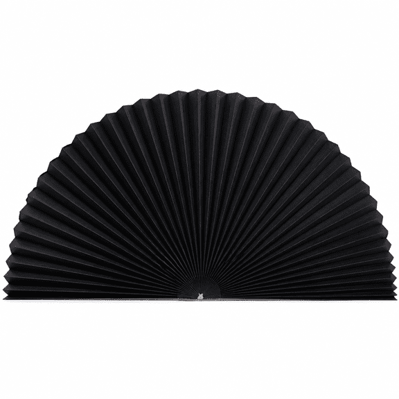 Florenta Arch Pleated Blinds Half Circle Window Shades Light Filtering Pleated Fabric Shade Semi-Blackout Blinds,Easy to Cut and Install