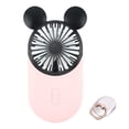 thumbnail image 1 of Ventilador portátil Mini USB DecoLife Cute Recargable Rosa, 1 of 7