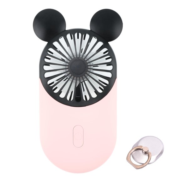 Ventilador portátil Mini USB DecoLife Cute Recargable Rosa