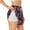 White, variant on Ladybug for Women's Double Layer Athletic Shorts High-Performance Gym Shorts with Inner Pocket, Elastic Waistband-Small