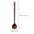 thumbnail image 2 of USHOBE 1Pcs Stirring Spoon Bamboo Soup Ladles with Ergonomic Design for Catering Hall, 2 of 8