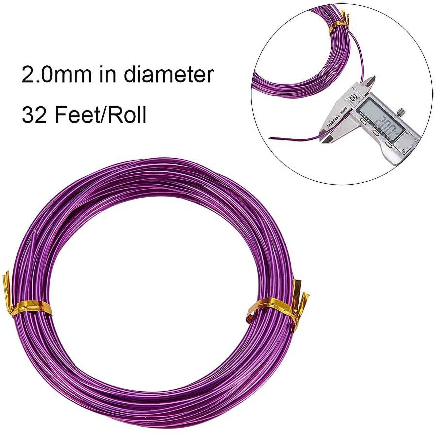 10 Colors 320 Feet Aluminum Wire 12 15 18 20 Gauge Bendable Metal Craft Wire Flexible Sculpting Beading Wire for DIY Wrapped Jewelry Manual Arts Making Rainbow Projects