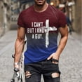 thumbnail image 6 of Bjutir Men Casual T-Shirts Fashion Casual Short Sleeve Pullover T Shirt Printed Top 2Xl, 6 of 6