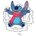 thumbnail image 2 of Boy's Lilo & Stitch Snow Angel Winter Graphic Tee White Large, 2 of 4