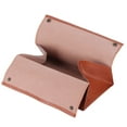 thumbnail image 1 of Extraction Tissue Box, Waterproof Tissue Box Desktop Tissue Box, For Bedroom  With PU Leather 7.9 X 4.7 X 4.9 In Orange, 1 of 8