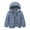 Gray, variant on Boys Girls Hooded Puffer Jackets Warm Quilted Winter Coat Lightweight Down Jacket Kids Outerwear Padded Coat 4-15 Years