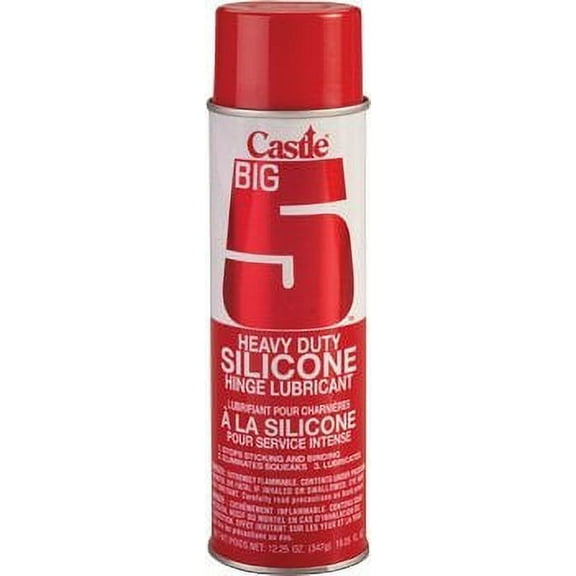Castle C2004 Big 5 Heavy Duty Silicone Hinge Lubricant