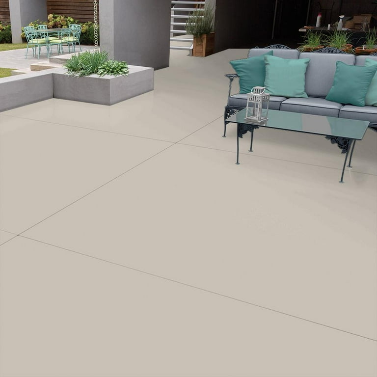 1 Gal. PFC 72 White Cloud Self Priming 1 Part Epoxy Satin Interior Exterior Concrete And Garage Floor Paint