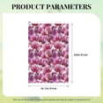 thumbnail image 4 of Kdxio Orchids Flowers Pattern Golf Towel (24" X 16") with Carabiner Clip - The Convenient Golf Cleaning Towel, 4 of 8