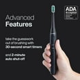 thumbnail image 5 of AquaSonic Icon Slim Electric Toothbrush - For Adults and Kids, Magnetic Holder, Travel Case, Rechargeable (Black), 5 of 9