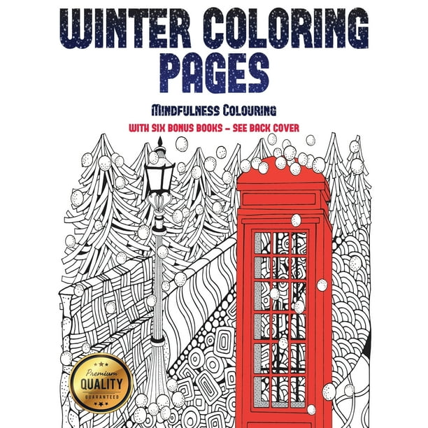 Download Mindfulness Colouring: Mindfulness Colouring (Winter Coloring Pages) : Winter Coloring Pages ...