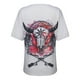 thumbnail image 5 of Blusa étnica con estampado geométrico y cuello en V de manga corta occidental Retro informal para mujer Pompotops  hkajfhjk458547, 5 of 8