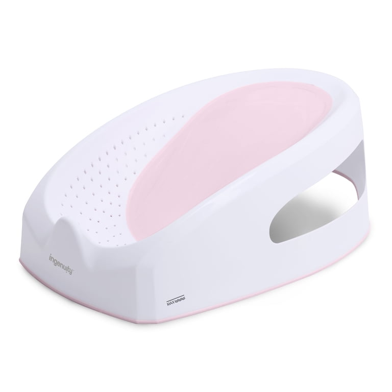 Ingenuity Easy Rinse Baby Bather Seat, Pink photo 1