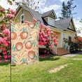 thumbnail image 7 of XMXY Cartoon Peach Watercolor Garden Flags Double Sided,Farmhouse Holiday Yard Outdoor Sign Decor Flag, 28"x40" inch, 7 of 7