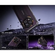 OUKITEL G7 AI Rugged Phone 4G,4GB RAM 128GB ROM 10600mAh Battery 6.52-Inch Android 16 Smartphone-Black/Green/Purple