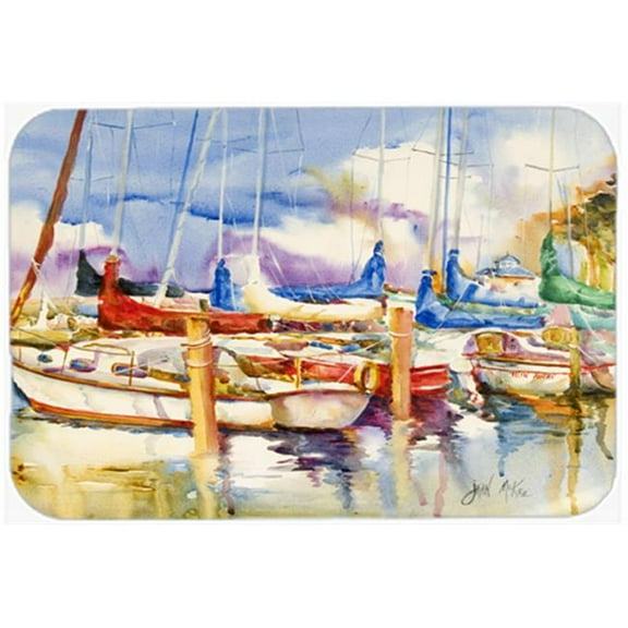 End Stall Sailboats Mouse Pad, Hot Pad & Trivet