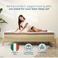 thumbnail image 3 of Sleephome 12" Queen Mattress - Breathable Cooling Gel Memory Foam - Medium Firm Mattress in a Box, 3 of 7