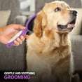 thumbnail image 3 of Poodle Pet Soft Bristle Hair Brush for Short Haired Cats or Dogs Pet Grooming Tool, 3 of 9