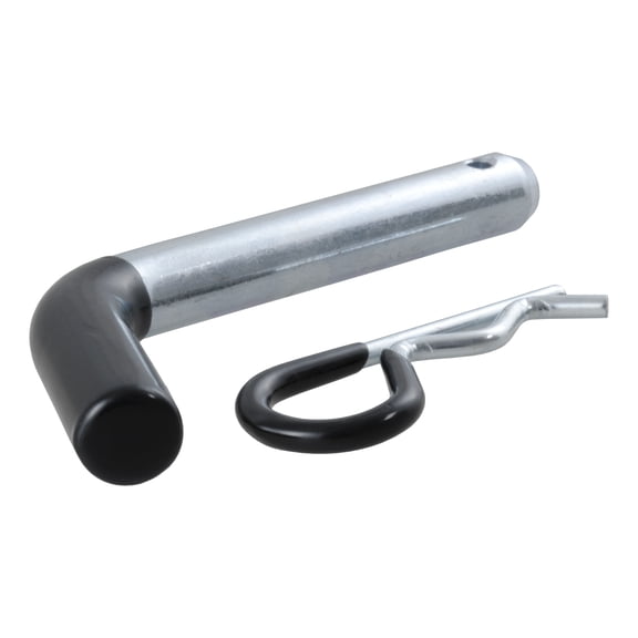 CURT 21510 Class III/IV Coated Grip 5/8" Hitch Pin, 15000 lb, 5 in Length, 5/8 in Diameter, Zinc