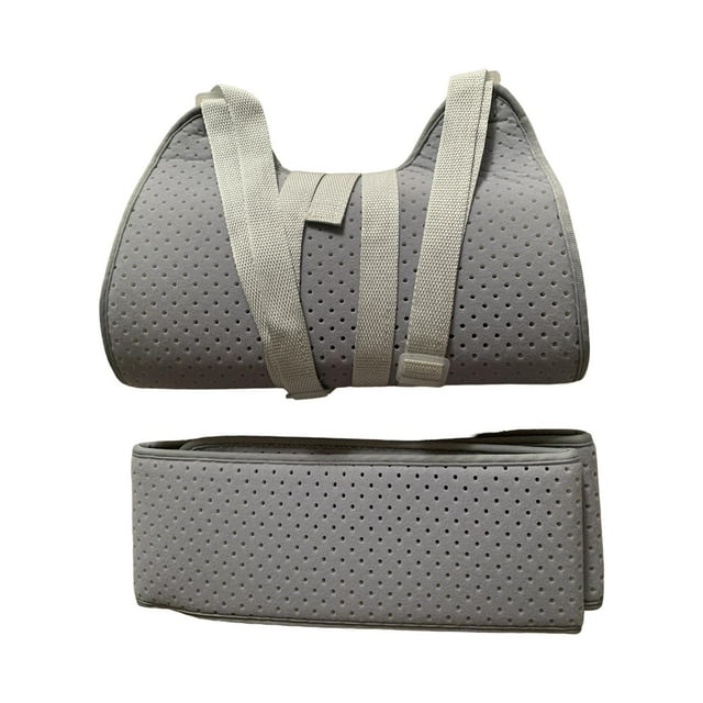 Cabestrillo para lesiones de hombro. Cabestrillo inmovilizador para hombres y mujeres. Brazo derecho e izquierdo. gris