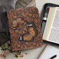 thumbnail image 6 of HELLHERO Vintage Butterfly Pattern Bible Cover Zippered Handle for Church Christian Prayer Prayer Study, PU Leather Portable Bible Bag, 6 of 12
