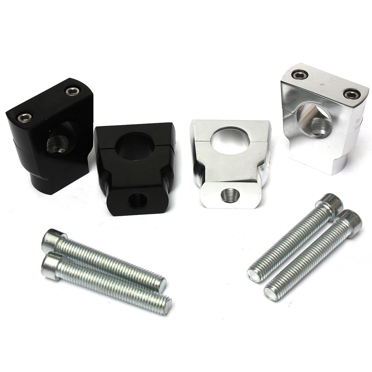 2x28MM CNC Motorcycle Bike Riser HandleBar Heighten Handle Bar Mount Fixed Clamp 2x28MM CNC Motorcycle Bike Riser HandleBar Heighten Handle Bar Mount Fixed Clamp