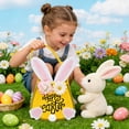 thumbnail image 3 of Huanglei Easter Bunny Decorative Candy Handled Storage For Home Textile Organization, 3 of 5