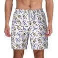 thumbnail image 2 of Picia Monkey Submarine Captain pattern Mens Swim Trunks with Compression Liner Stretch Beach Shorts Quick Dry with Zipper Pockets No-Chafing Board Shorts-XX-Large, 2 of 9