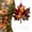 Blue, variant on 2D Acrylic Maple Leaf Suncatcher Tree Ornaments,Stained Glass Maple Leaf Style Waterproof Fall Decoration ,Faux Stained Glass Maple Leaf Suncatcher Ornament for Thanksgiving Autumn Home Wall Decor