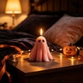thumbnail image 4 of Dalxymotic Ghost Candle, Spooky Figurine Wax Decor, Decorative Desk Ornament Accent, Cute Spooky Party Gift Idea, Ghost Candle Decoration Gift for Home, Table, Desk, Mantel, 4 of 7