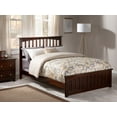 thumbnail image 3 of AFI Mission Full Traditional Bed with Matching Footboard and Turbo Charger in Walnut, 3 of 5